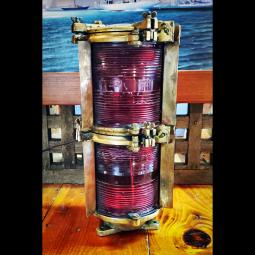 Ships  Brass Double Stack Port Light- Marine Maritime Lighting